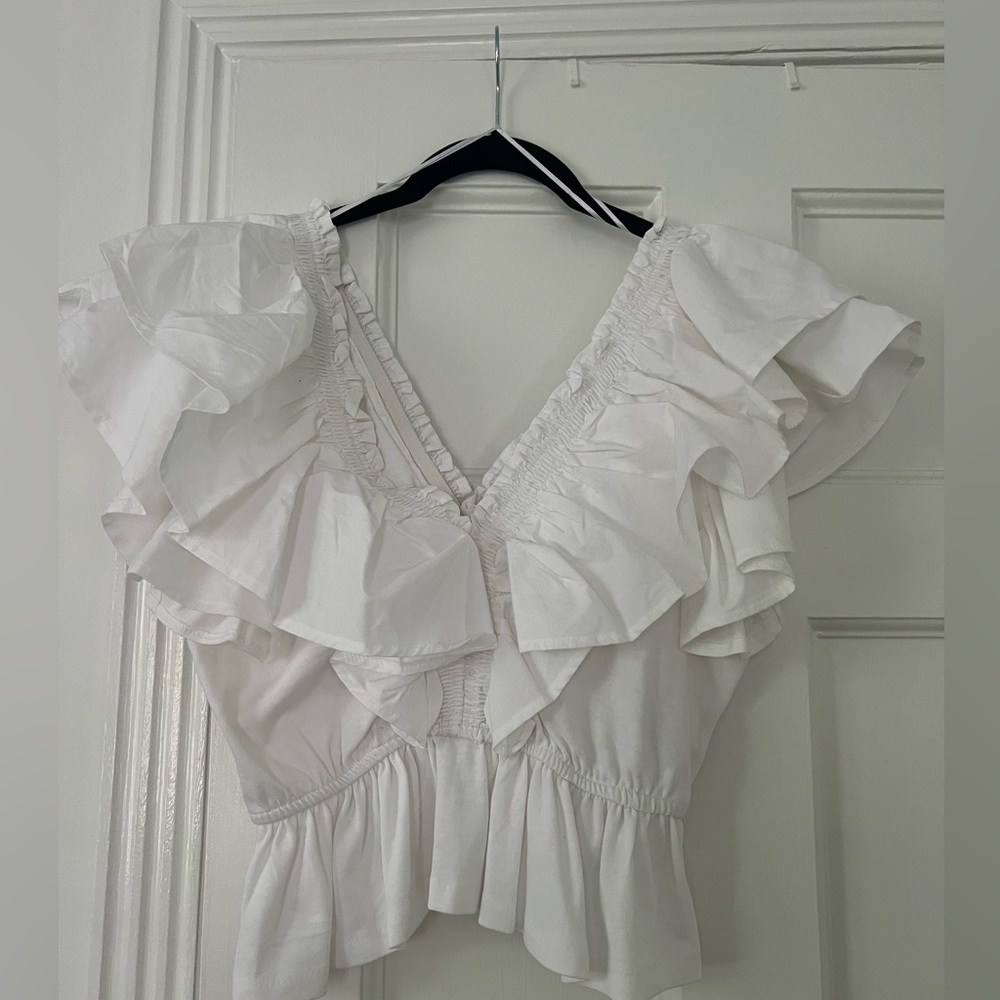 Zara ruffle top